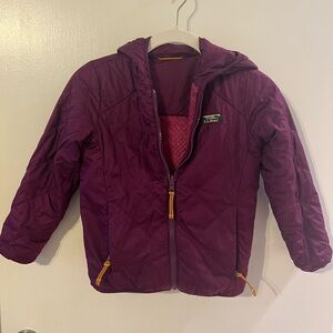 L.L. Bean Kids Reversible Pink & Purple Jacket